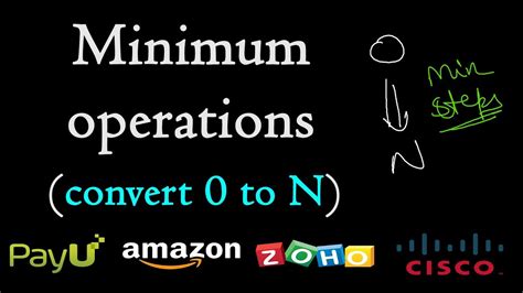 Minimum Operations 